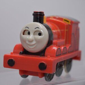 James Eyes Move - Thomas & Friends Train Pull-Back Train Tomy 2004 Toy Works
